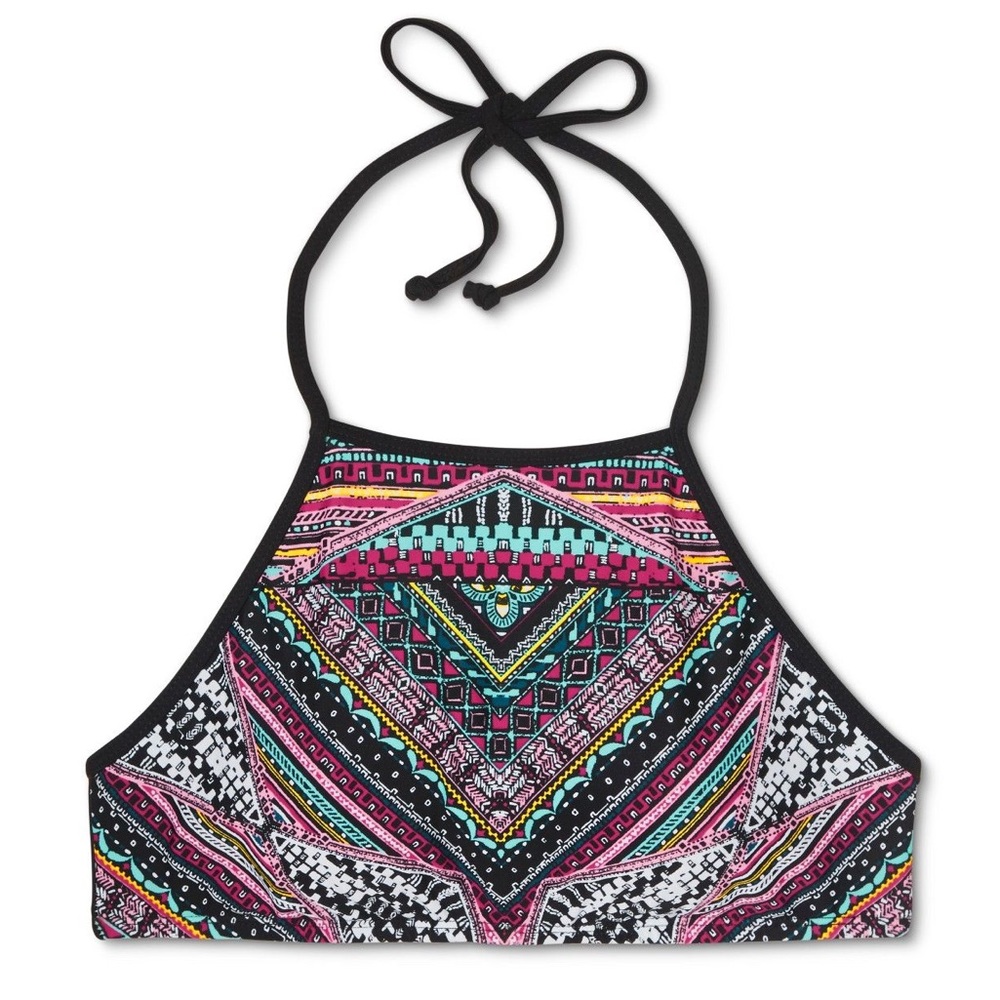 *NEW* High Neck Halter Swim Bikini Top by Mossimo